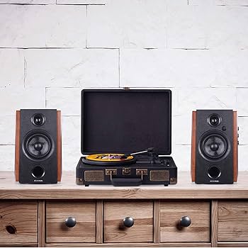 Sanyun SW228BT 80W Active Bookshelf Speakers – 4Inch Carbon